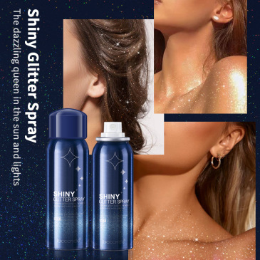 Bronzer Highlighter Liquid Setting Spray Glitter Shimmer Long-lasting Brighten Face Glow Highlighter Body Face Makeup Cosmetic #9382