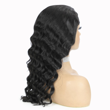 13x6 frontal wig Loose deep wave human hair wigs 14-28inch #9351