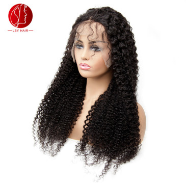 4*4 closure wig kinky curly wigs human hair 14-30inch #9355