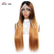 Straight Front Lace Wigs human hair