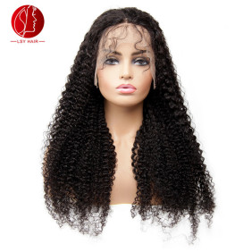 kinky curly wigs human hair 13*4 frontal wig 14-30inch #9354