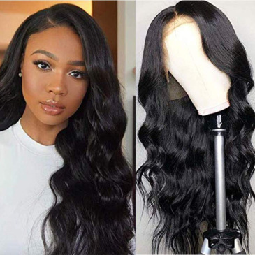 long curly lace front wig #9160